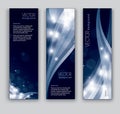 Abstract Banners. Vector Eps10 Backgrounds. Royalty Free Stock Photo