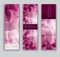 Abstract Banners. Vector Eps10 Backgrounds. Royalty Free Stock Photo