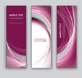 Abstract Banners. Vector Eps10 Backgrounds. Royalty Free Stock Photo