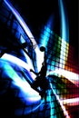 Abstract Basketball Silhouette Royalty Free Stock Photo