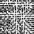 Seamless basketweave pattern tile in black and white