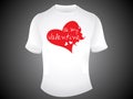 Abstract be my valentine tshirt