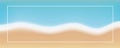 Abstract beach background in soft retro colors