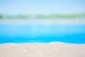 Abstract beach - sand and sea as a background. Blurred Royalty Free Stock Photo