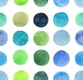 Abstract beautiful artistic tender wonderful transparent bright blue, green, herbal, navy, indigo, turquoise, ultramarine circles Royalty Free Stock Photo