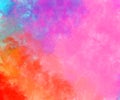 Abstract beautiful brush Colorful texture watercolor illustration painting background. Royalty Free Stock Photo