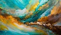 abstract beautiful canvas artwork stunning amazing color , generated by AI Royalty Free Stock Photo