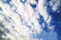 Abstract beautiful cloud in blue sky for blackground Royalty Free Stock Photo