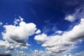 Abstract beautiful cloud in blue sky for blackground Royalty Free Stock Photo