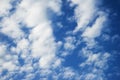 Abstract beautiful cloud in blue sky for blackground Royalty Free Stock Photo