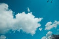 Abstract beautiful cloud in blue sky for blackground Royalty Free Stock Photo