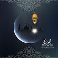 Abstract beautiful Eid Mubarak religious background Royalty Free Stock Photo