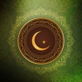 Abstract beautiful Eid Mubarak religious background Royalty Free Stock Photo