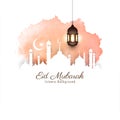 Abstract beautiful Eid Mubarak religious background Royalty Free Stock Photo