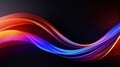 Abstract beautiful flame dynamic waves background Royalty Free Stock Photo