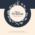 Abstract beautiful Merry Christmas festival background