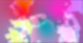 Abstract beautiful multicolored blurred colored smoke melted iridescent lava lamp bubbles on a gradient background Royalty Free Stock Photo