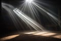 abstract beautiful rays of light on black background. Royalty Free Stock Photo