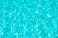 Abstract beautiful ripple wave and clear turquoise water surface Royalty Free Stock Photo