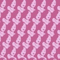 Abstract Beautiful Sexy Pink Lady Vector Illustration Pattern