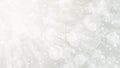 Abstract Beautiful Snowfall. White Bokeh Glitter Lights Gray Background. Defocused Effect Wallpaper, Celebration Christmas. Royalty Free Stock Photo