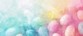 Abstract beautiful spring colours easter eggs background Royalty Free Stock Photo