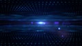 Abstract beautiful technology particle grid background head up display and User Interface element Royalty Free Stock Photo