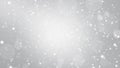 Abstract Beautiful White Bokeh Glitter Lights Gray Background. Defocused Effect Wallpaper, Celebration Christmas Backdrop Royalty Free Stock Photo