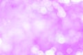 Abstract beautiful white bokeh on pink background Royalty Free Stock Photo