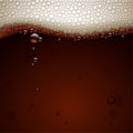 Abstract beer background. Highly realistic illustration with the