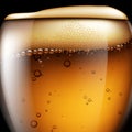 Abstract beer background. Highly realistic illustration with the Royalty Free Stock Photo