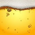 Abstract beer background. Highly realistic illustration with the Royalty Free Stock Photo