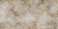 Abstract beige gold glow grunge dirty ice marble plaster stone backdrop Royalty Free Stock Photo