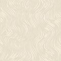 Abstract Beige Pattern with Wavy Lines - Modern Minimalist Background. Royalty Free Stock Photo