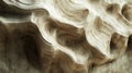 Abstract Beige Stone Carving With Wavy Patterns Royalty Free Stock Photo