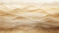 Abstract beige undulating landscape, a serene and textured background for design projects. Generative AI Royalty Free Stock Photo