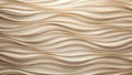 Abstract beige undulating waves pattern a smooth textured background for design projects. Generative AI Royalty Free Stock Photo
