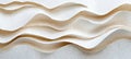 Abstract Beige and White Watercolor Layers with Wavy Art Background and Gradient Light Paper Waves Royalty Free Stock Photo