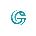 Abstract best letter G circle style logo concept