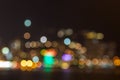 Abstract Big City Lights Bokeh Background Royalty Free Stock Photo