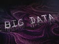 Abstract big data concept image. Royalty Free Stock Photo