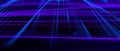 Abstract big data futuristic light wallpaper background design. Science dark pattern with structure mesh and circles