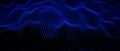Abstract big data futuristic light wallpaper background design. Science dark pattern with structure mesh and circles