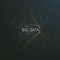 Abstract big data illustration. Information streams