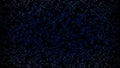 Abstract big data visualization. Blue flow of data as numbers strings. Information code representation. Cryptographic Royalty Free Stock Photo