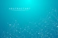 Abstract Big Data visualization digital network connection concept background. Artificial intelligence and engineering Royalty Free Stock Photo