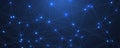 Abstract Big Data visualization digital network connection concept background. Artificial intelligence and engineering