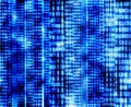 Abstract binary code, blue digital screen