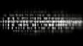 Abstract Binary Code Data Stream on Black Background Digital Technology, Programming Cybersecurity Concept Royalty Free Stock Photo