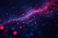 Abstract binary code streams, flowing data matrix , security, stream, science Royalty Free Stock Photo